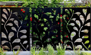 Aluminium 02 Paisley Screen