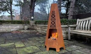 Corten Steel Fire Pit 01